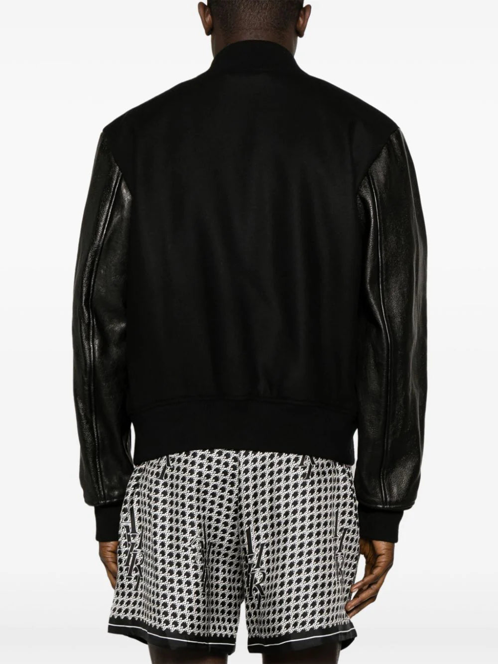AMIRI Staggered logo varsity jacket