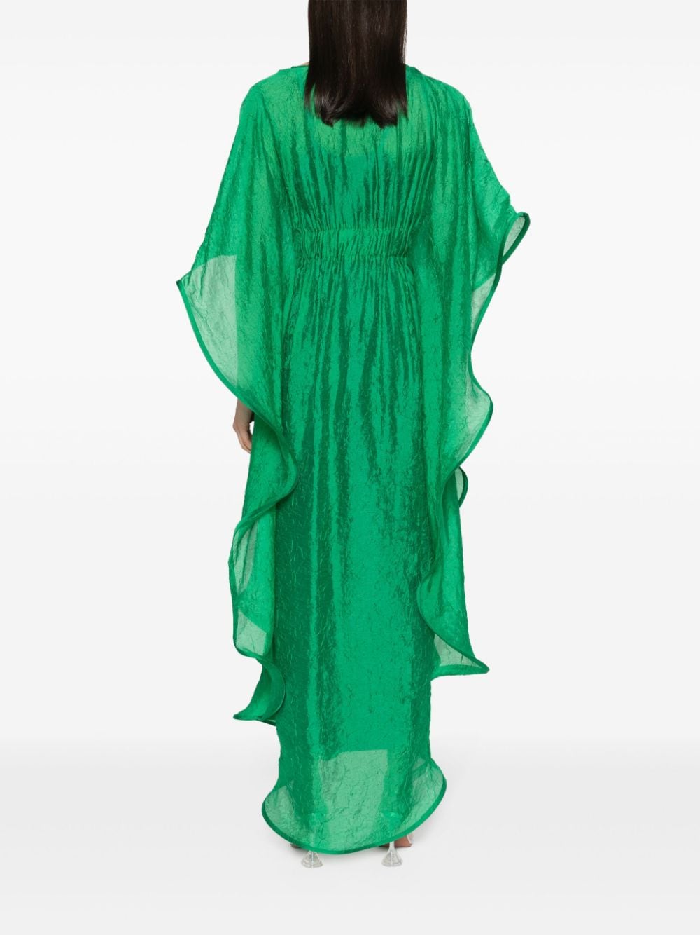 Baruni  Begonia crinkled maxi kaftan