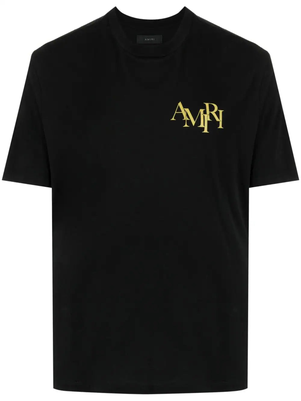 AMIRI  Champagne crystal-embellished T-shirt