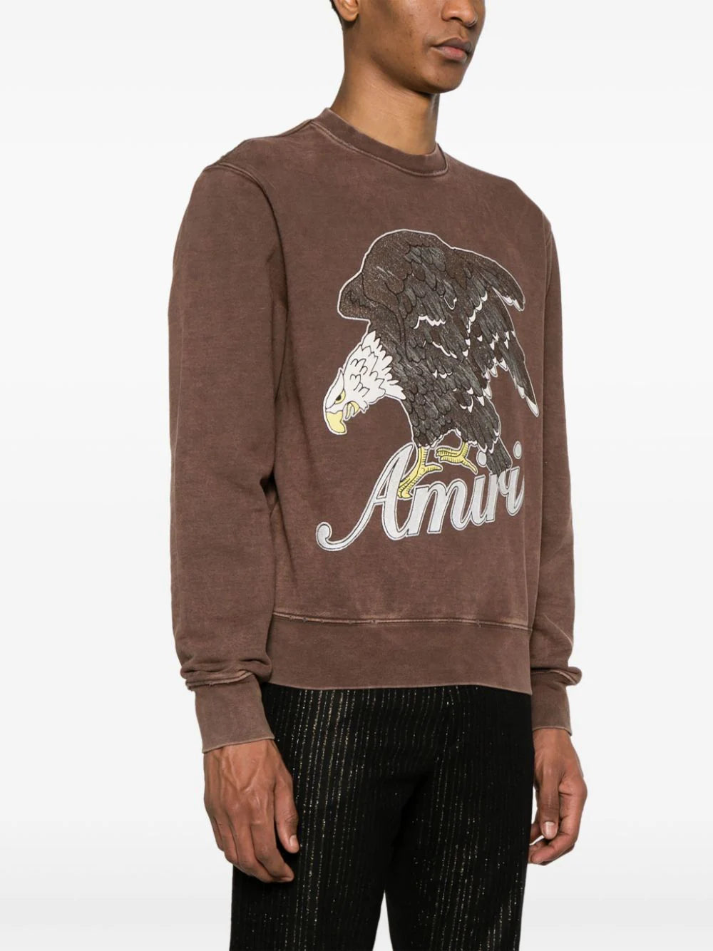 AMIRI  Eagle-print cotton sweatshirt