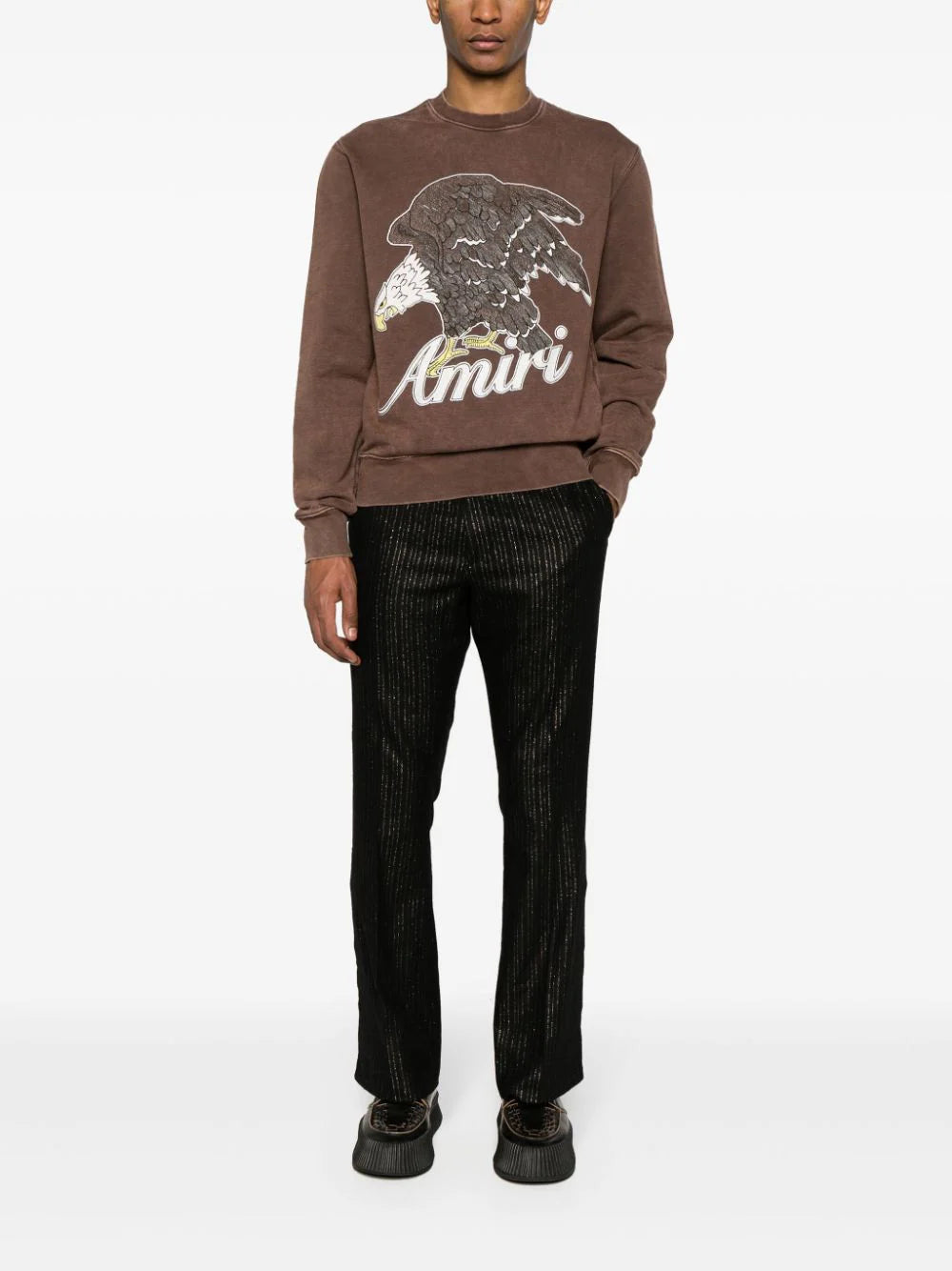 AMIRI  Eagle-print cotton sweatshirt