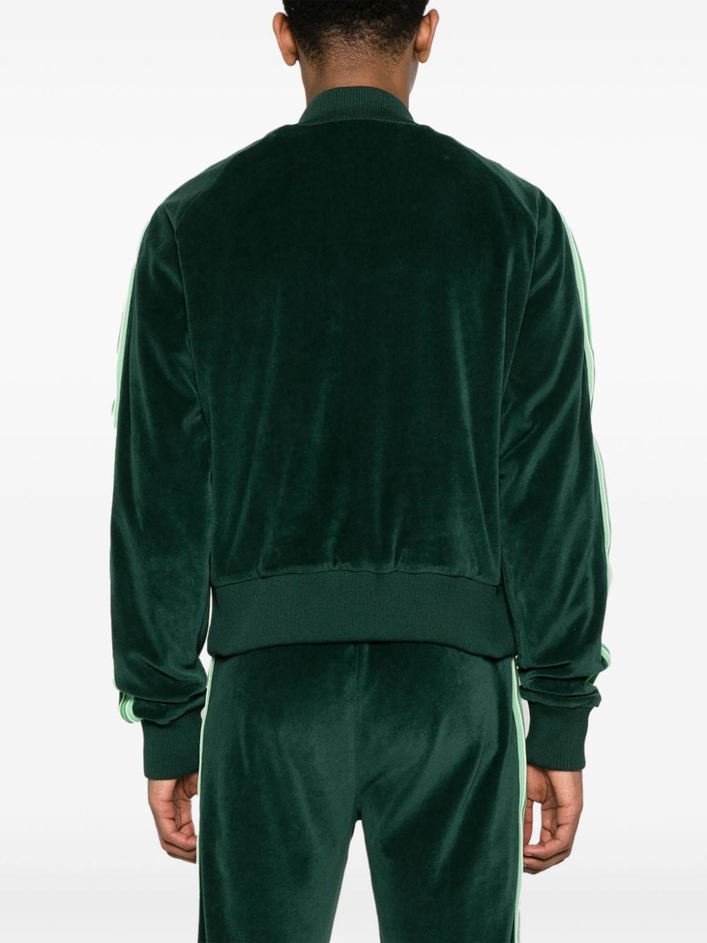 AMIRI Stack monogram velvet jacket