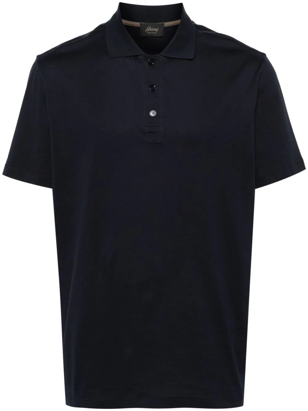 Brioni  ribbed cotton polo shirt