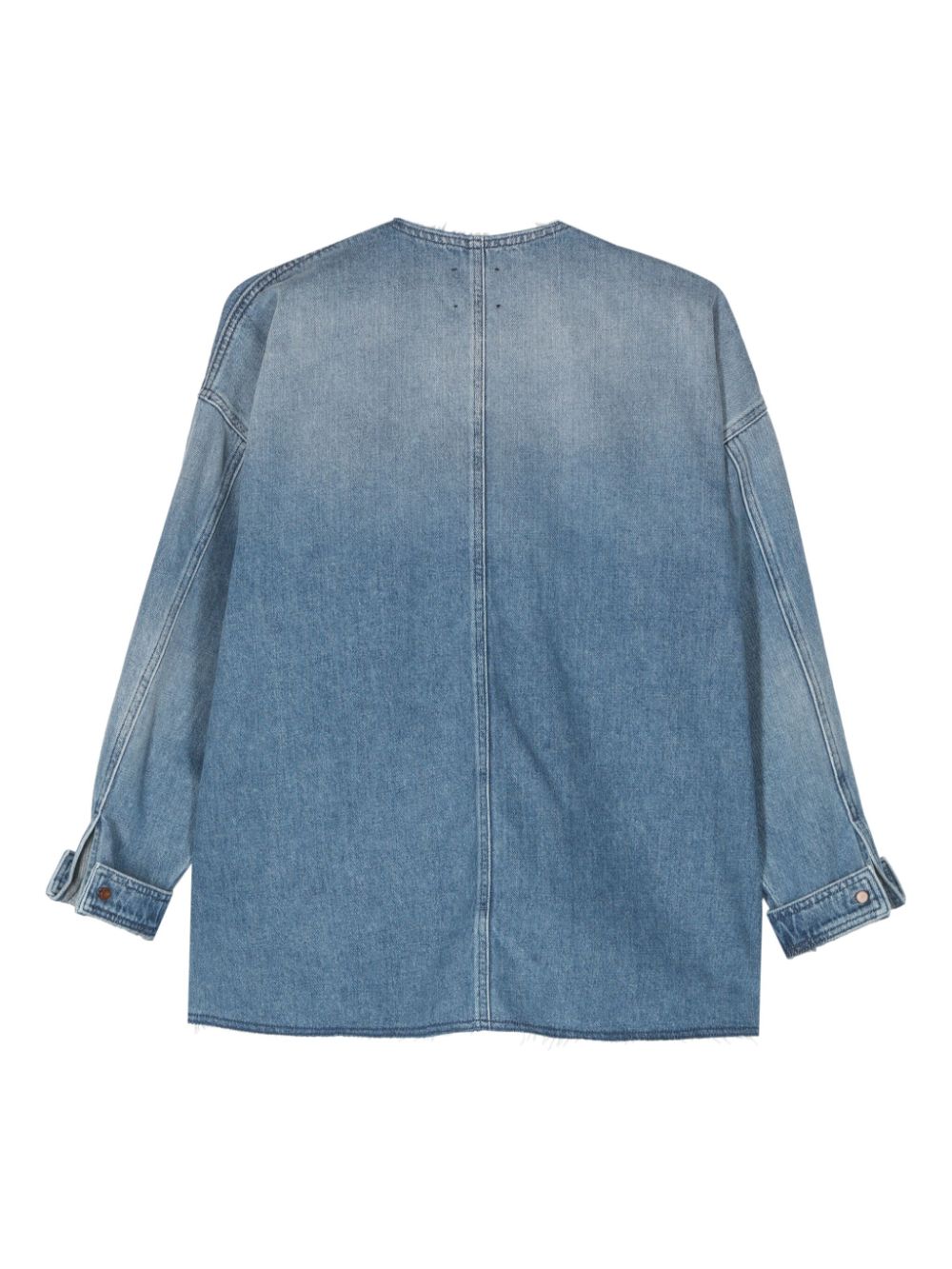 Alysi open-front denim jacket