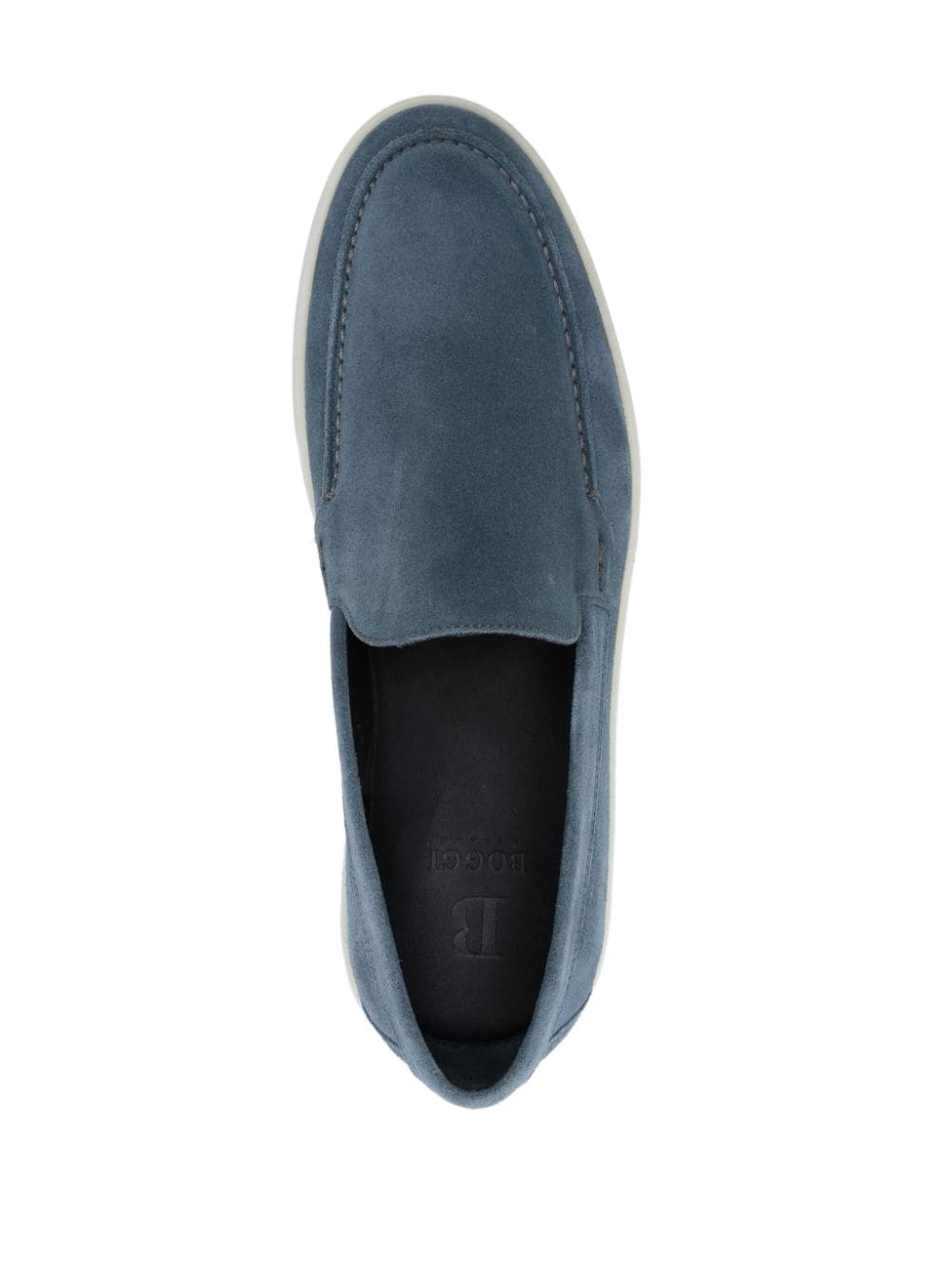 Boggi Milano  suede slip-on loafers