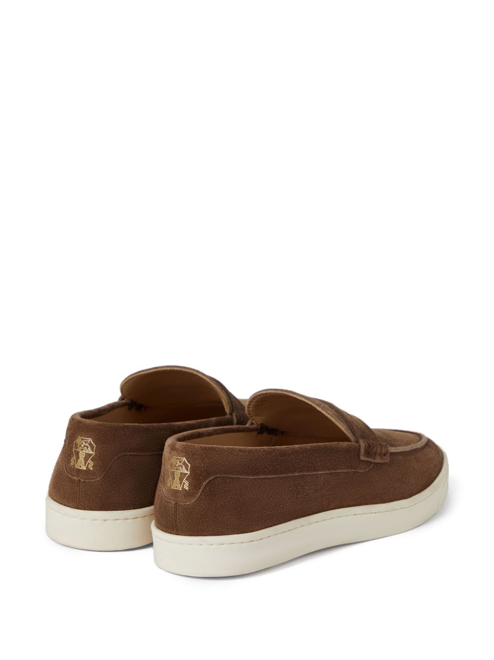 Brunello Cucinelli  suede penny loafers