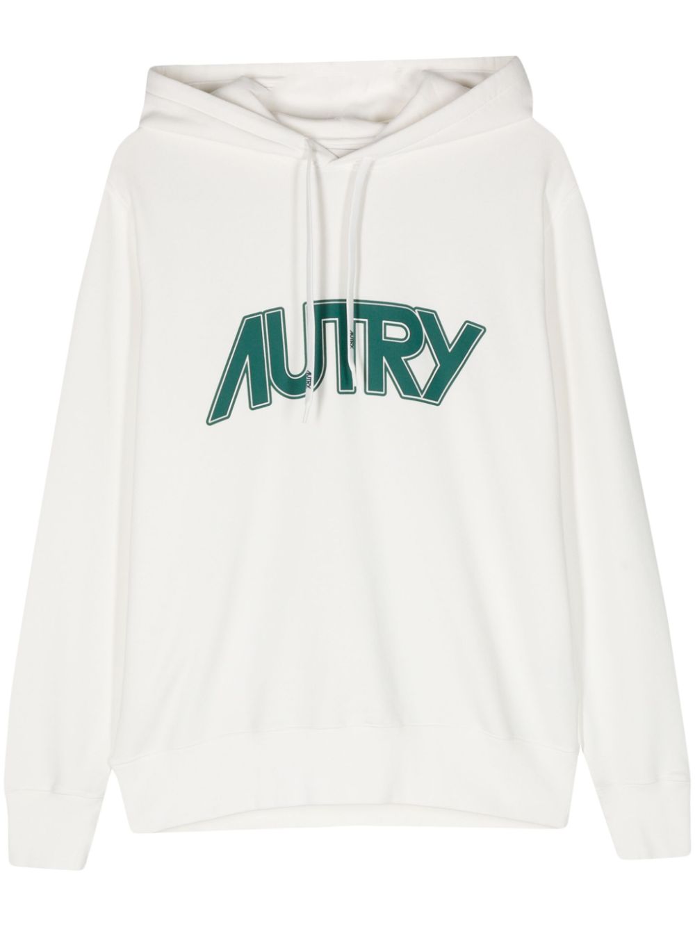 Autry  logo-print cotton hoodie