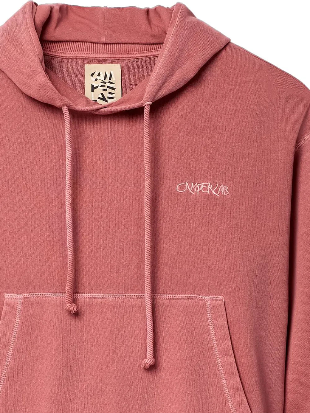 CamperLab  logo-embroidered cotton hoodie