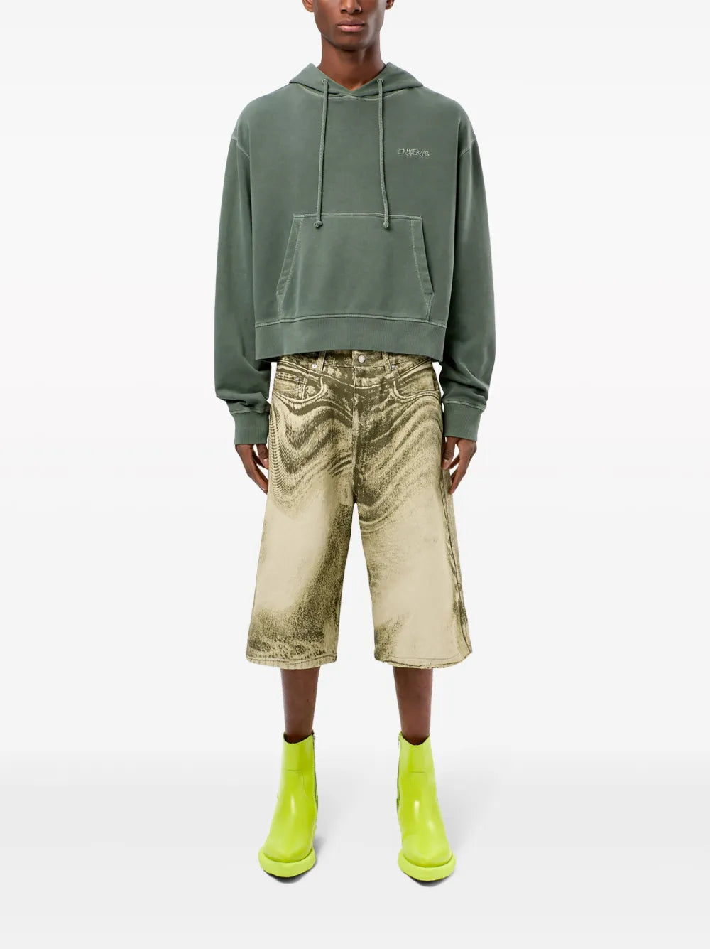 CamperLab  logo-embroidered cotton hoodie