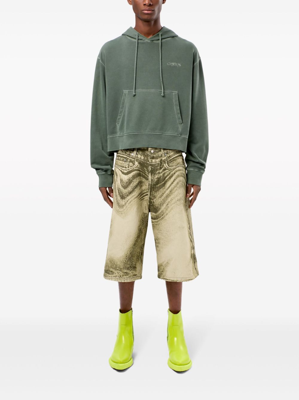 CamperLab  logo-embroidered cotton hoodie
