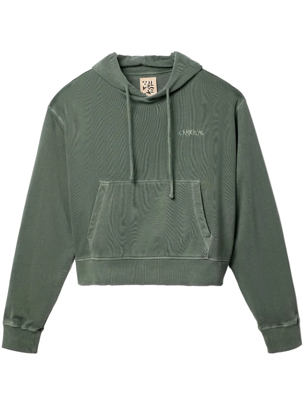 CamperLab  logo-embroidered cotton hoodie