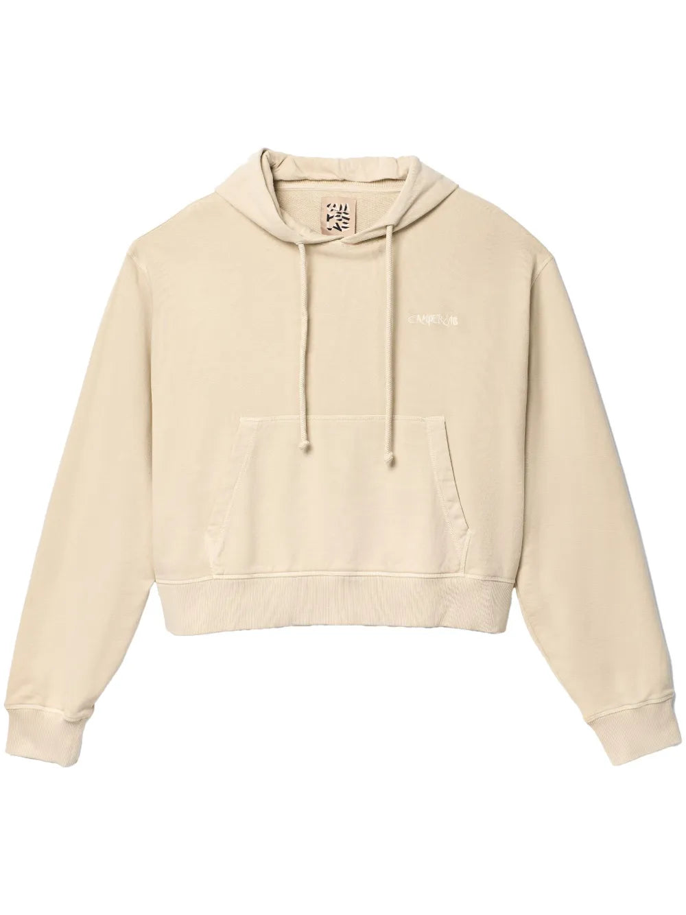 CamperLab  logo-embroidered cotton hoodie