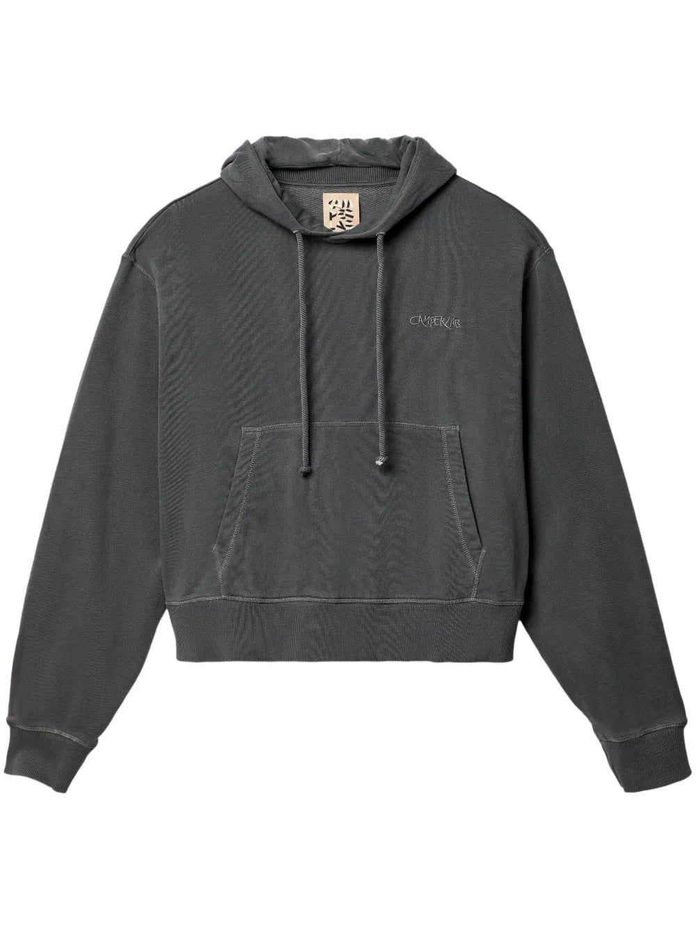 CamperLab  logo-embroidered cotton hoodie
