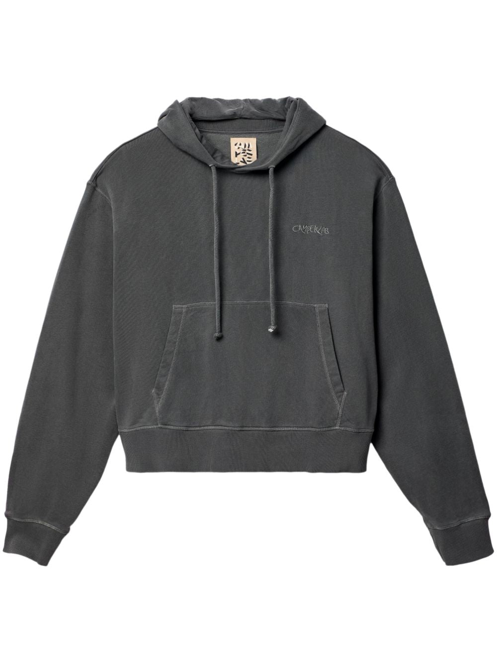 CamperLab  logo-embroidered cotton hoodie