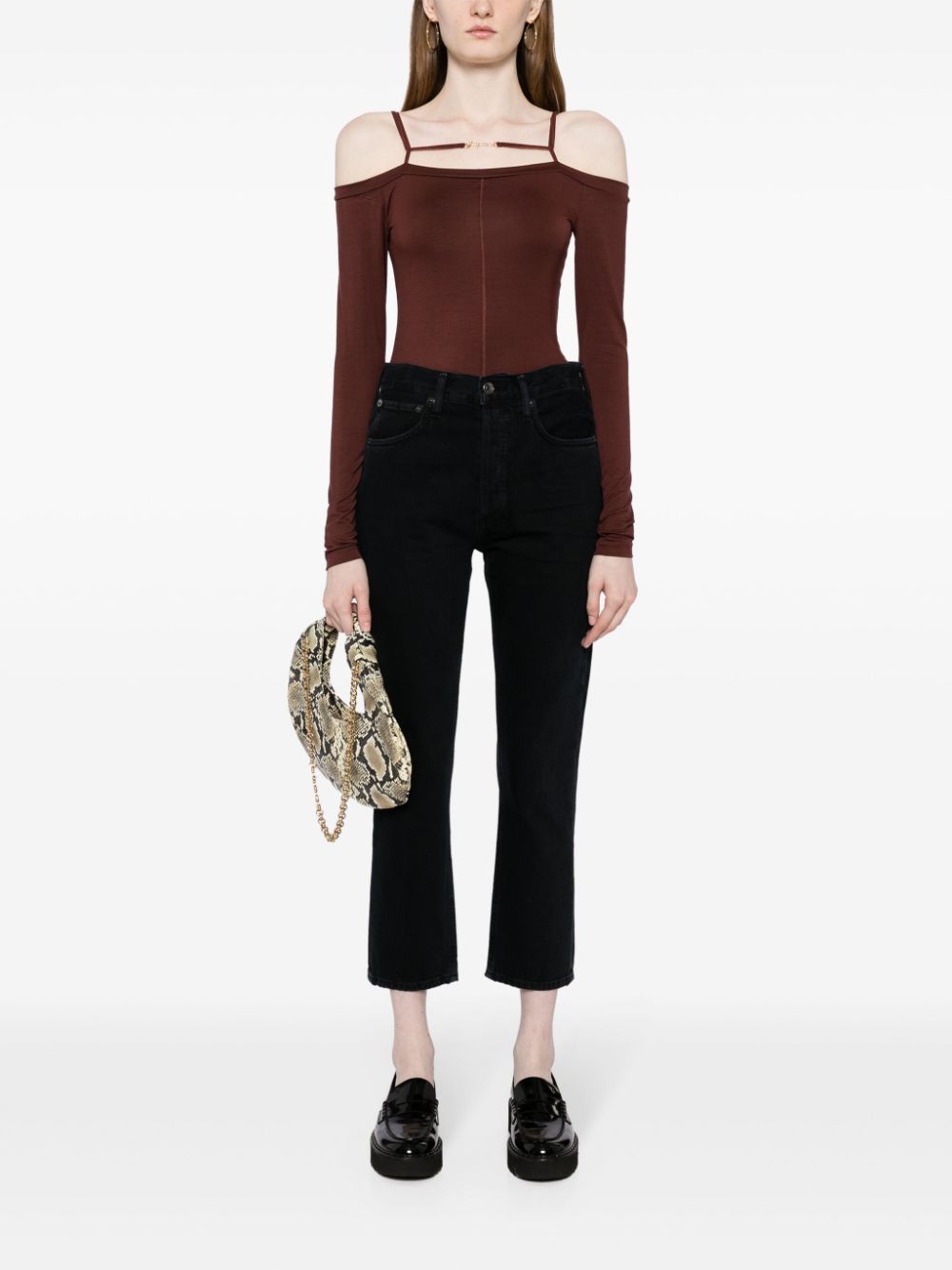 AGOLDE Riley cropped jeans