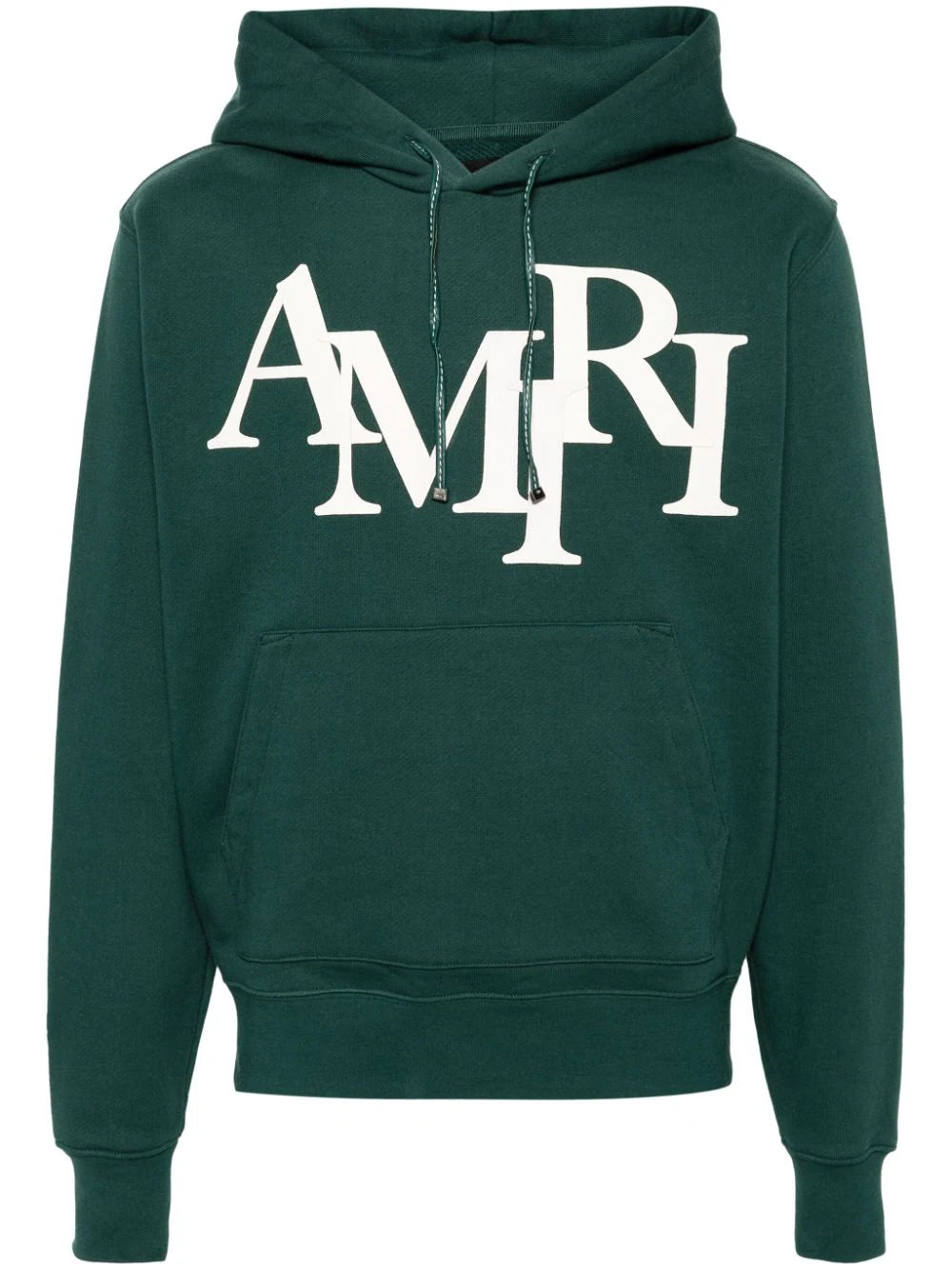 AMIRI  logo-appliqué cotton hoodie