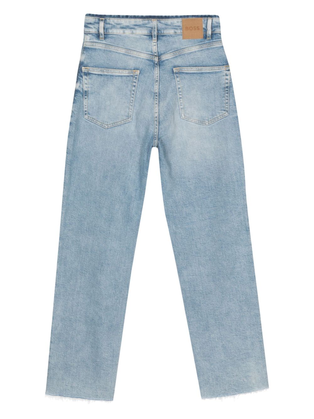 BOSS stud-detail tapered jeans