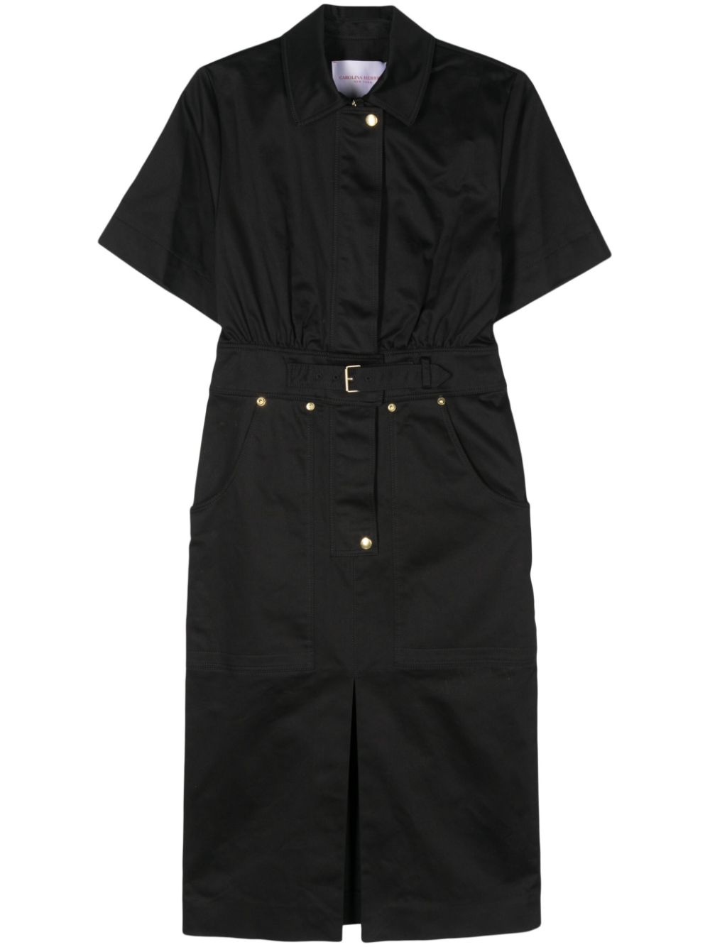 Carolina Herrera  belted cargo minidress
