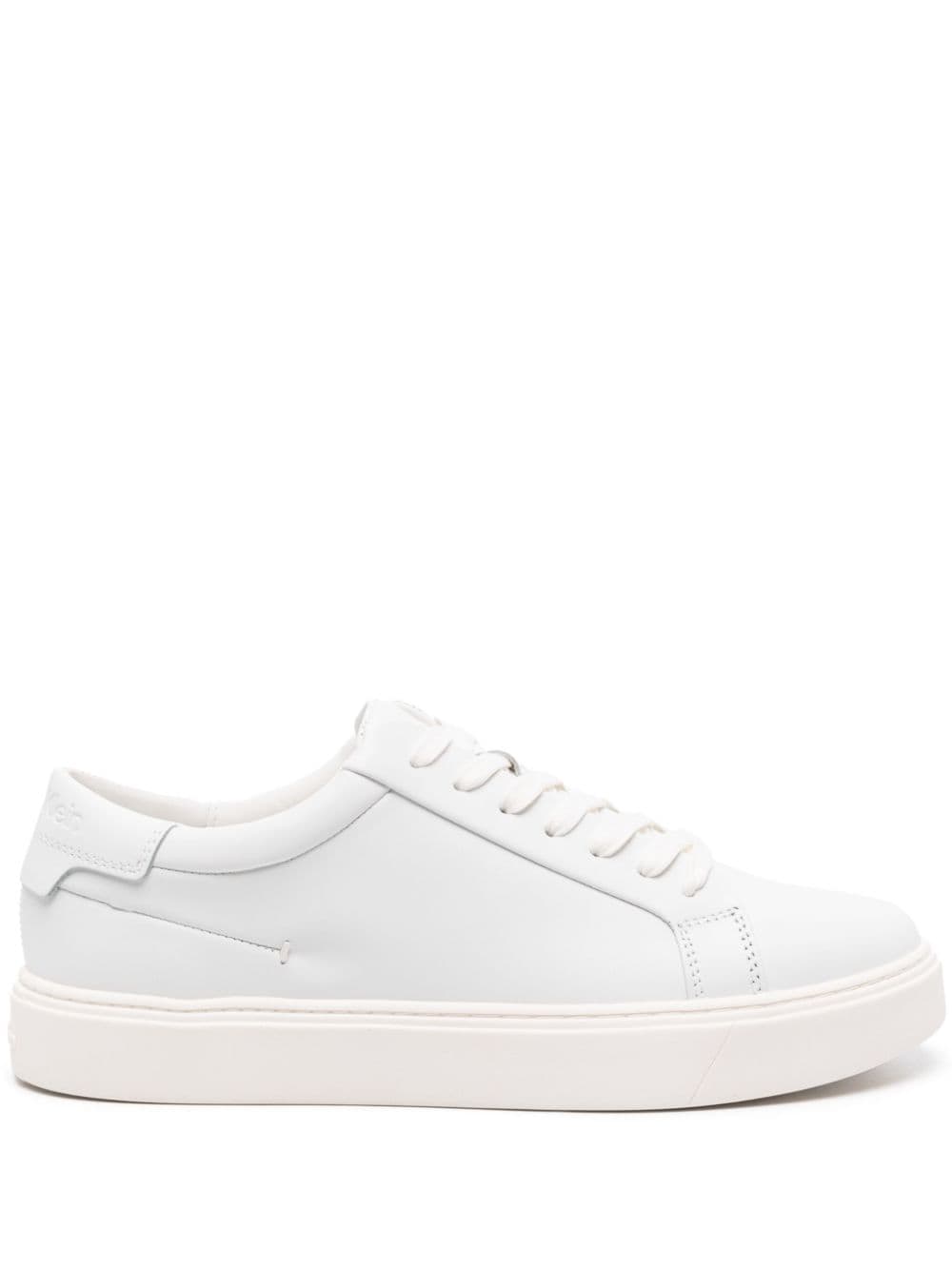 Calvin Klein logo-debossed leather snekaers