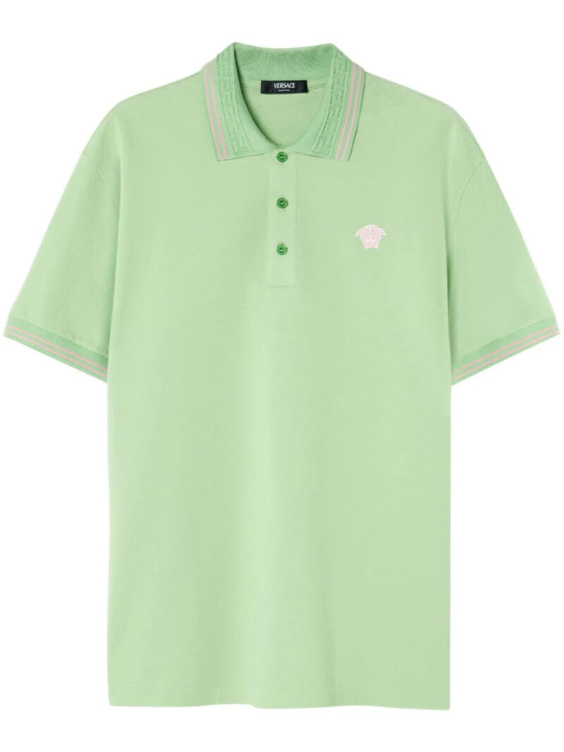 Versace  Medusa Head cotton polo shirt