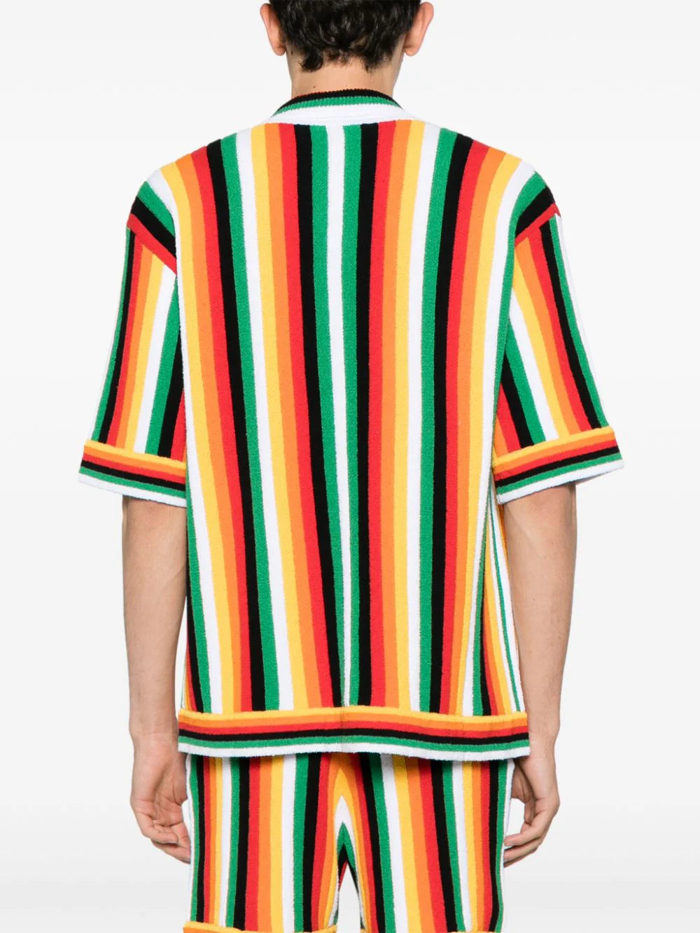 Casablanca  striped towelling shirt