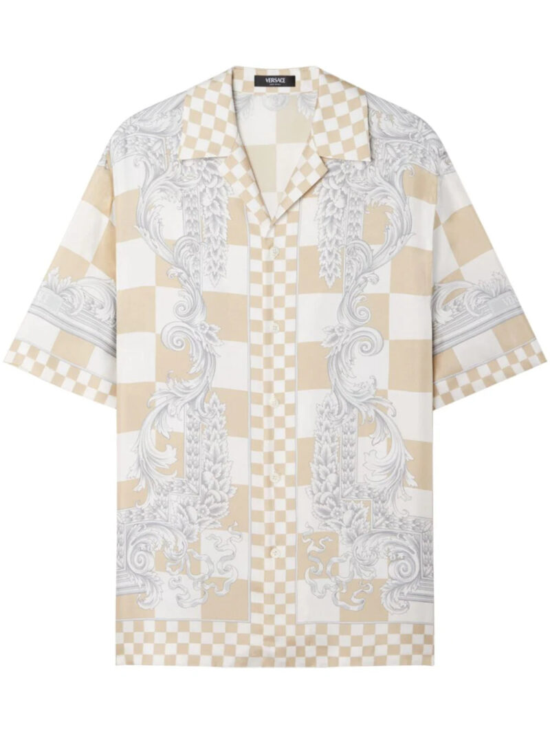 Versace  Medusa Contrasto silk shirt