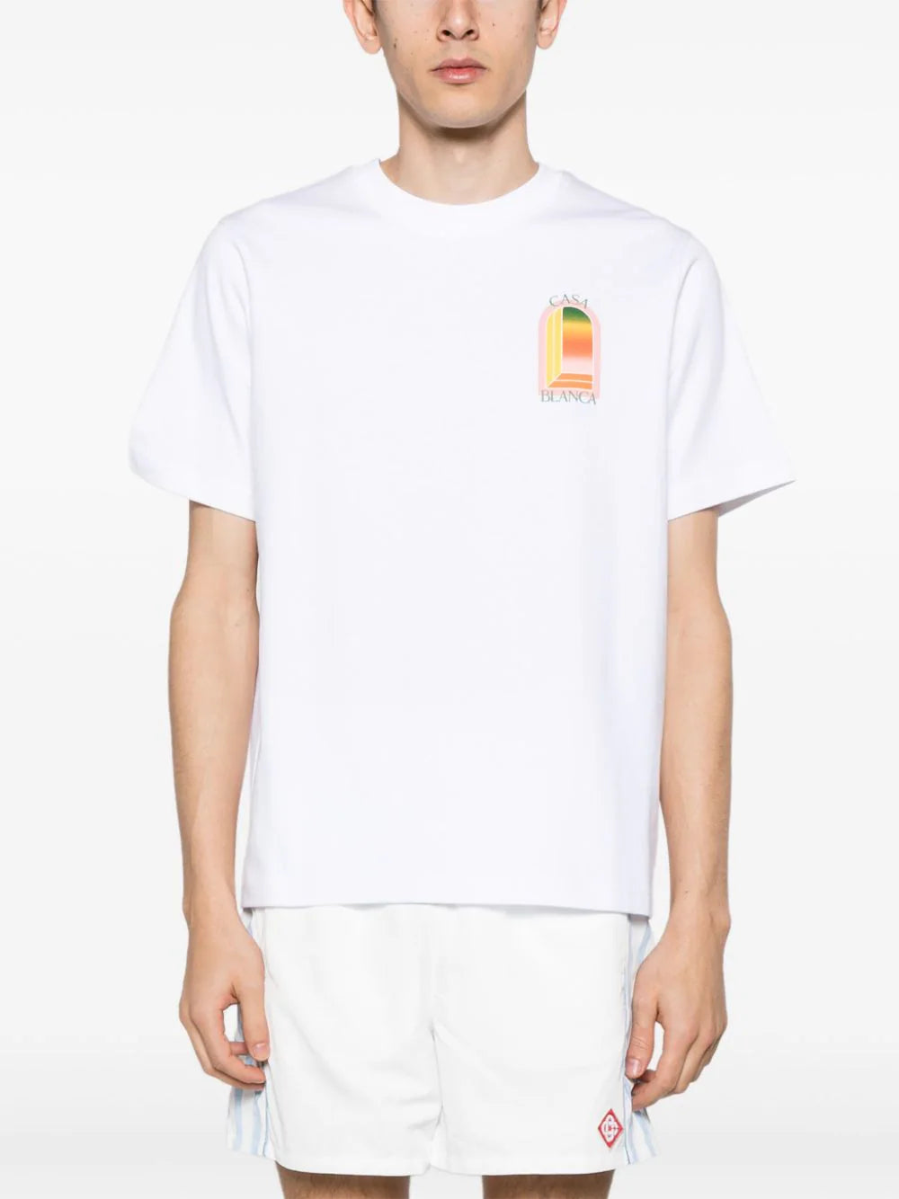 Casablanca  Tennis Club Icon organic cotton T-shirt