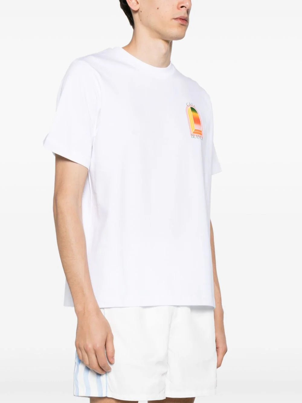 Casablanca  Tennis Club Icon organic cotton T-shirt