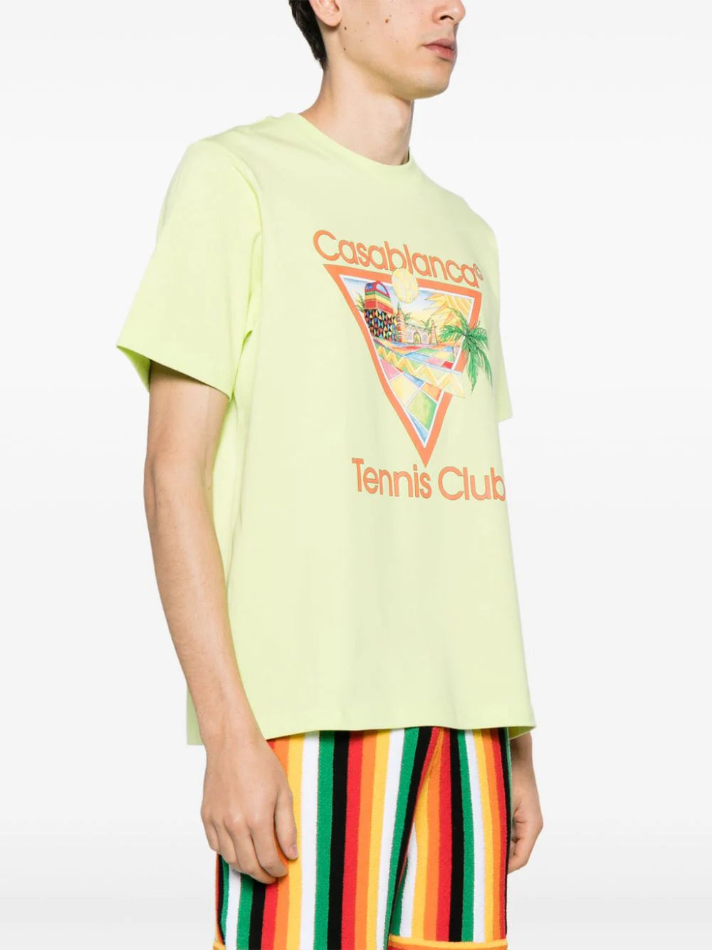 Casablanca  Cubism Tennis Club organic cotton T-shirt