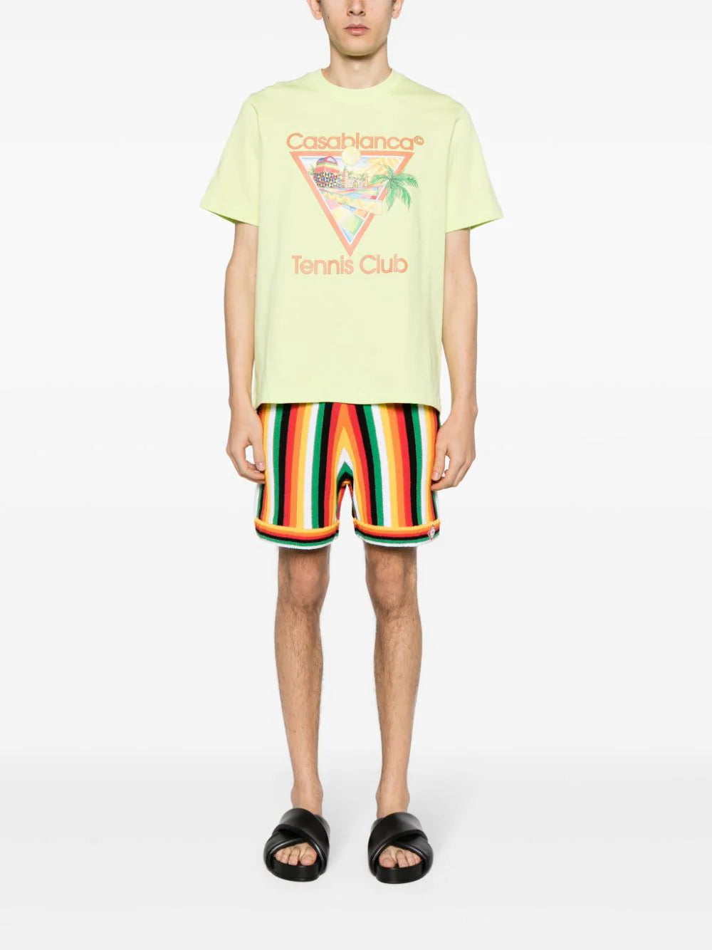 Casablanca  Cubism Tennis Club organic cotton T-shirt