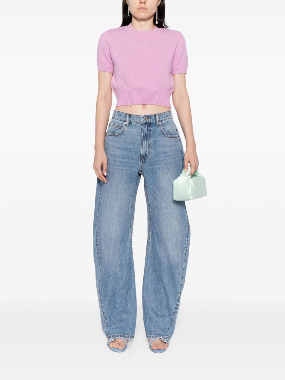 Alexander Wang  twisted straight-leg jeans