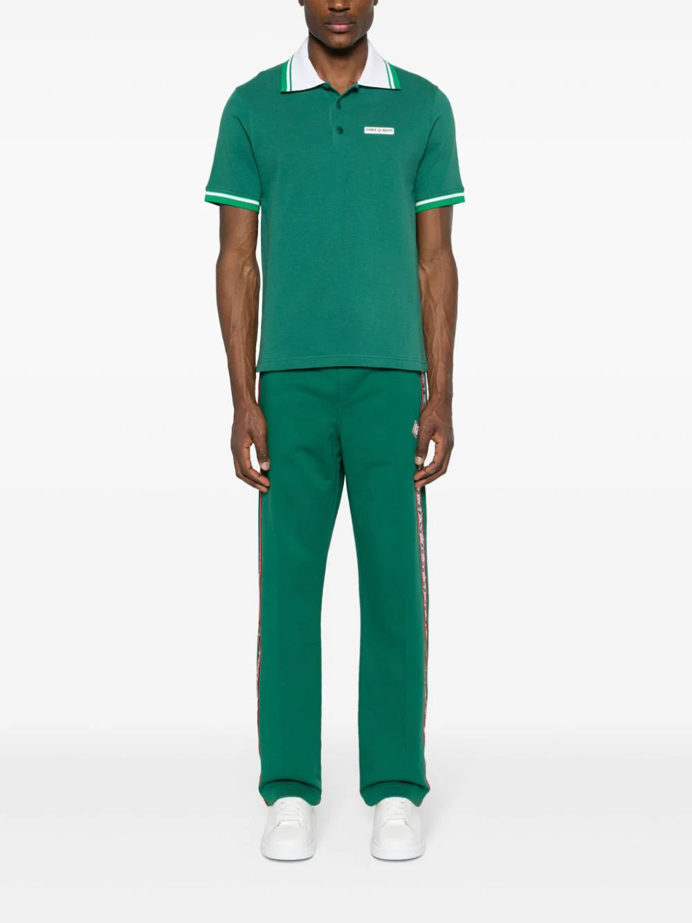 Casablanca piqué polo shirt