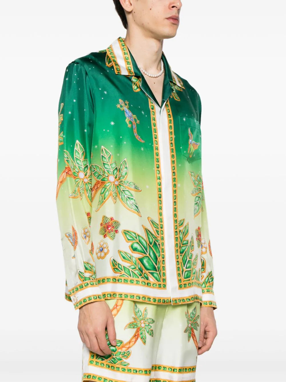 Casablanca  Joyaux D'Afrique silk shirt