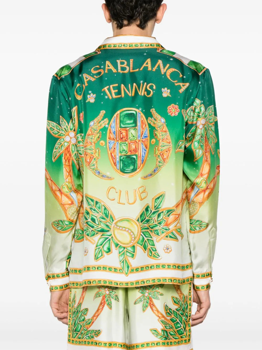 Casablanca  Joyaux D'Afrique silk shirt