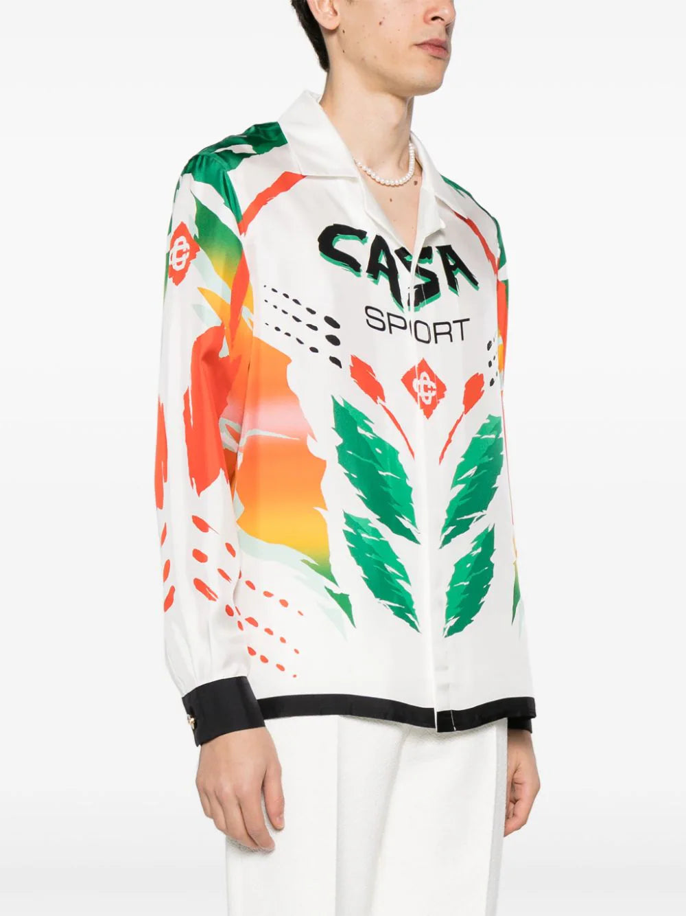 Casablanca  Casa Moto silk shirt