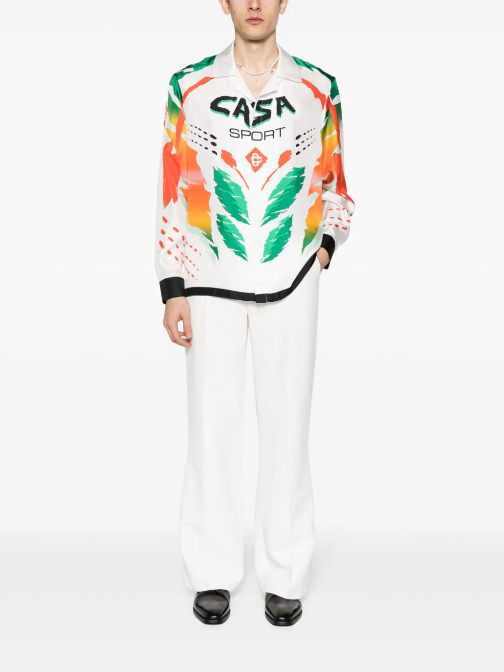 Casablanca  Casa Moto silk shirt