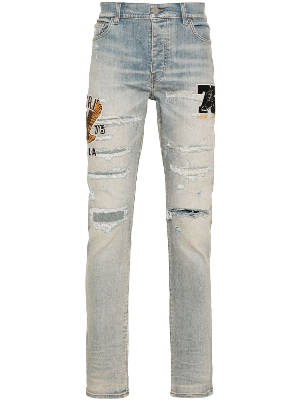 AMIRI  logo-appliqué skinny jeans