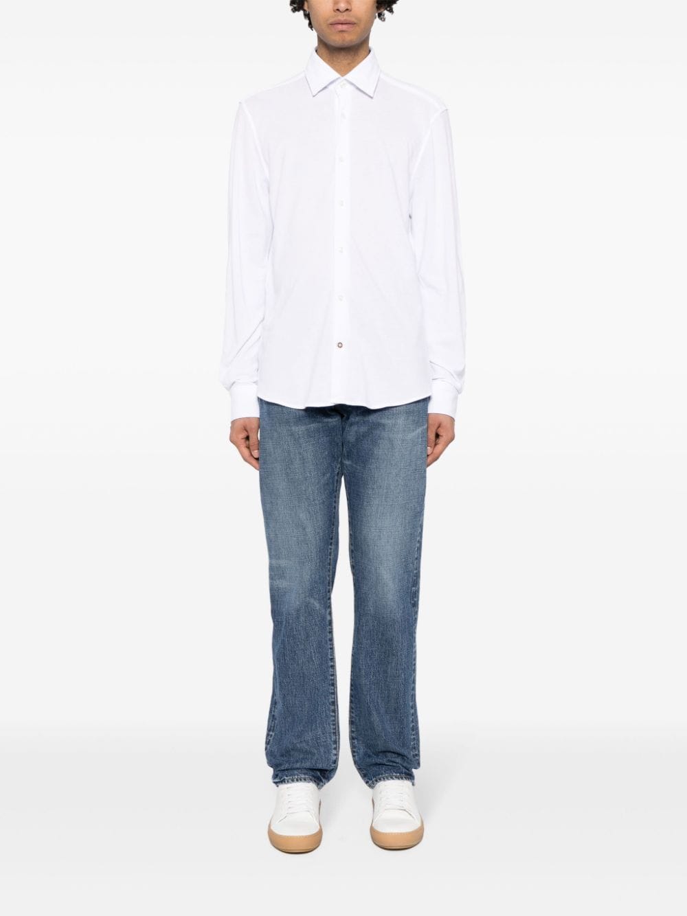 BOSS  plain cotton shirt