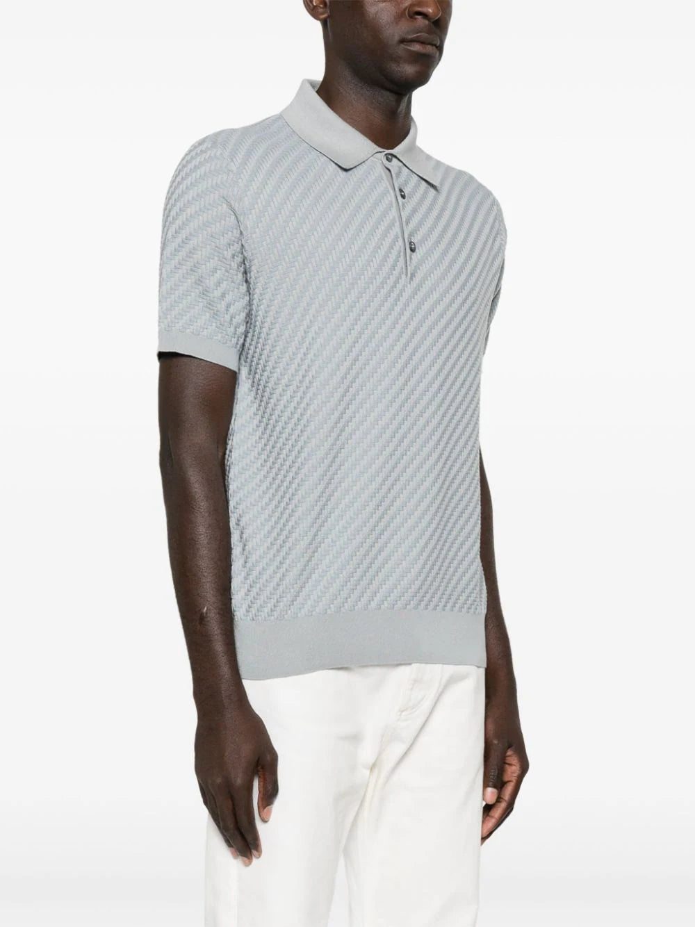 Brioni  short-sleeves interlock polo shirt