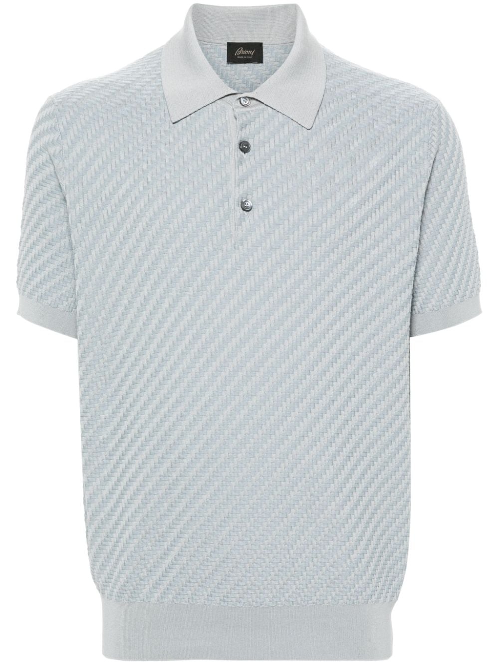 Brioni  short-sleeves interlock polo shirt