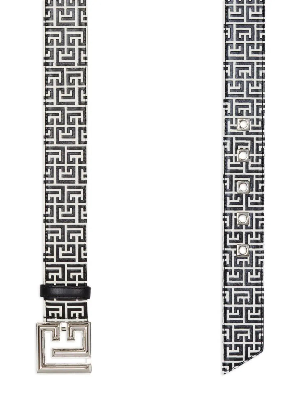 Balmain  PB Labyrinth leather belt