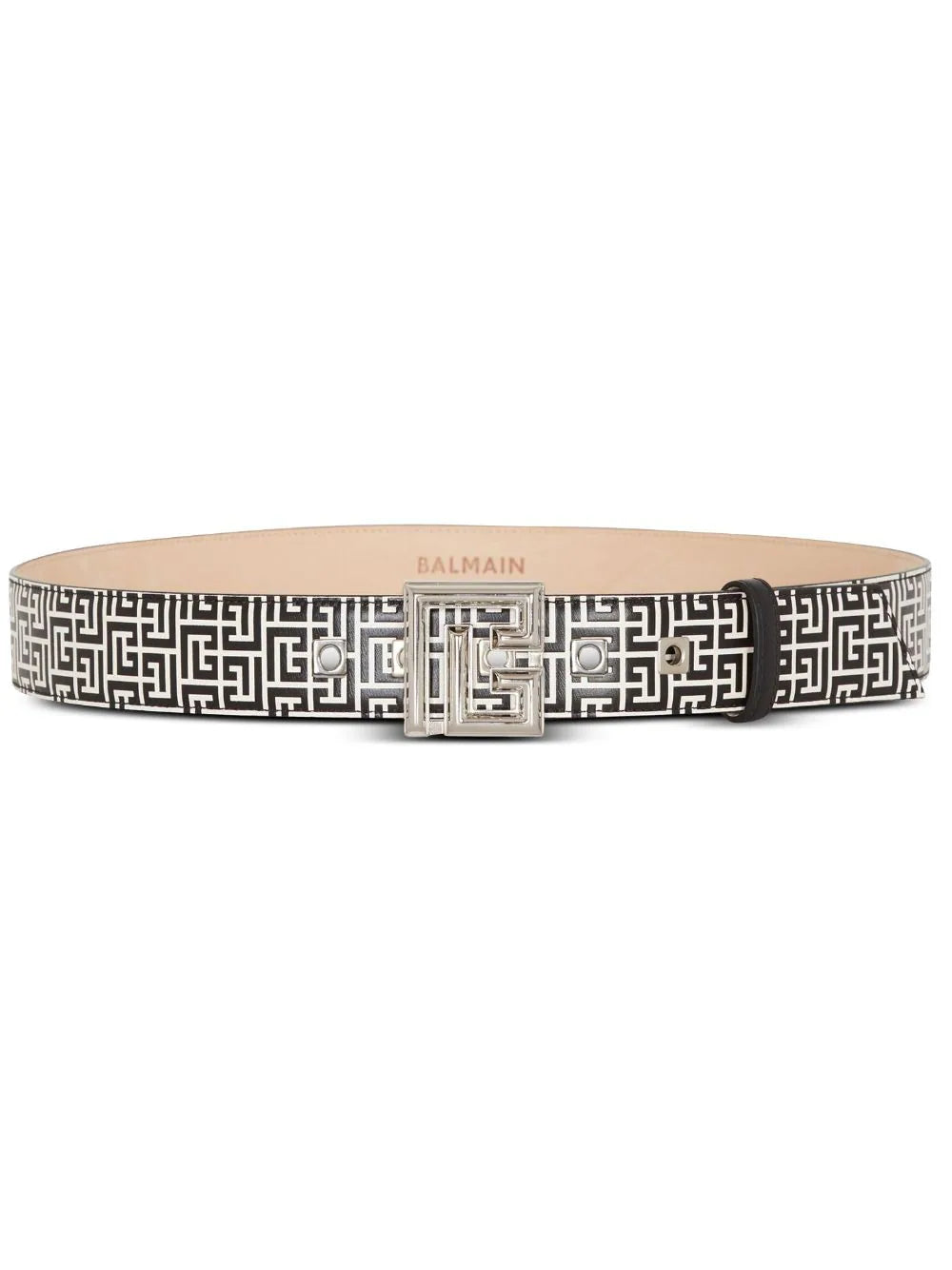 Balmain  PB Labyrinth leather belt