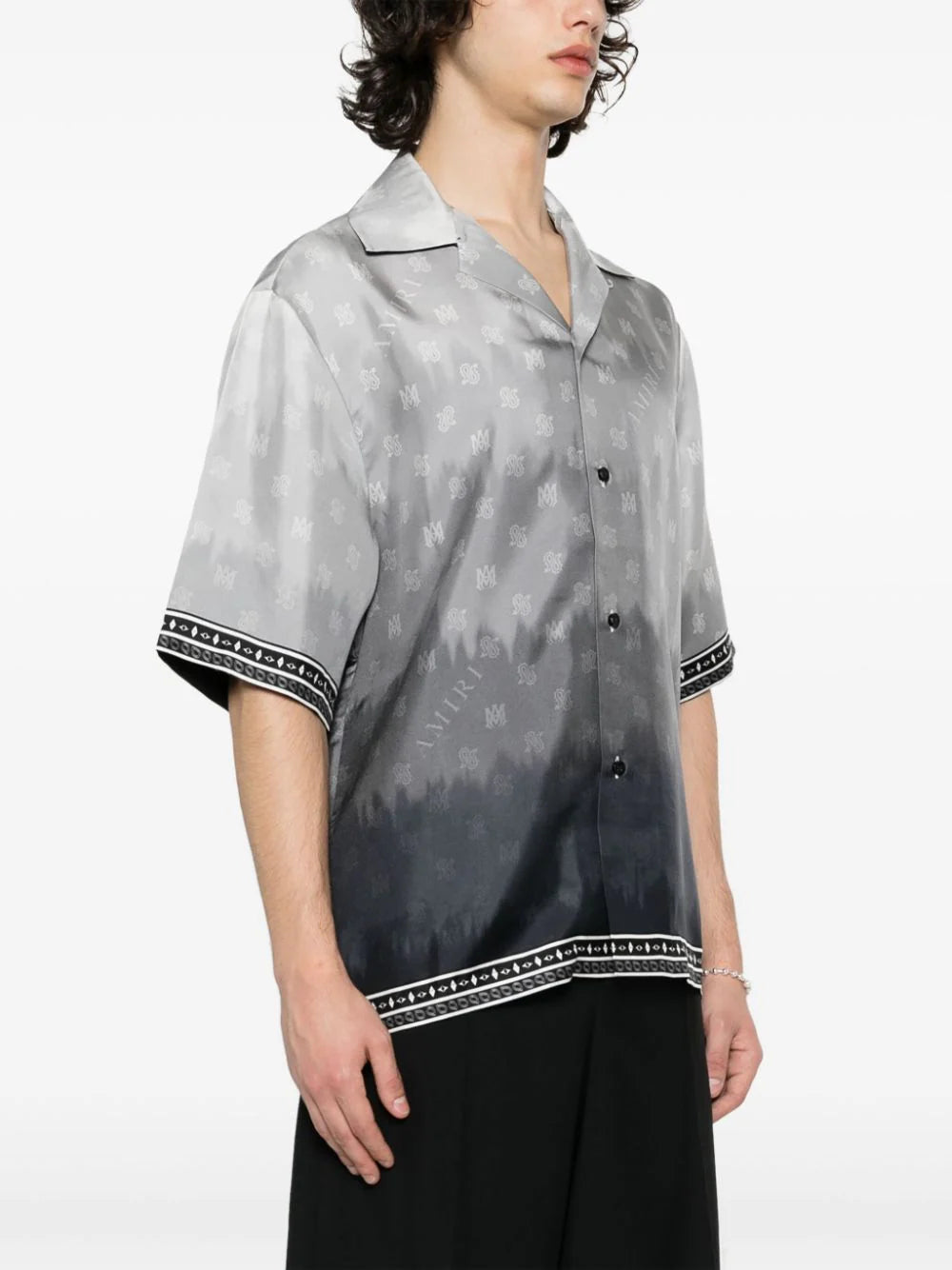 AMIRI  bandana-print silk shirt