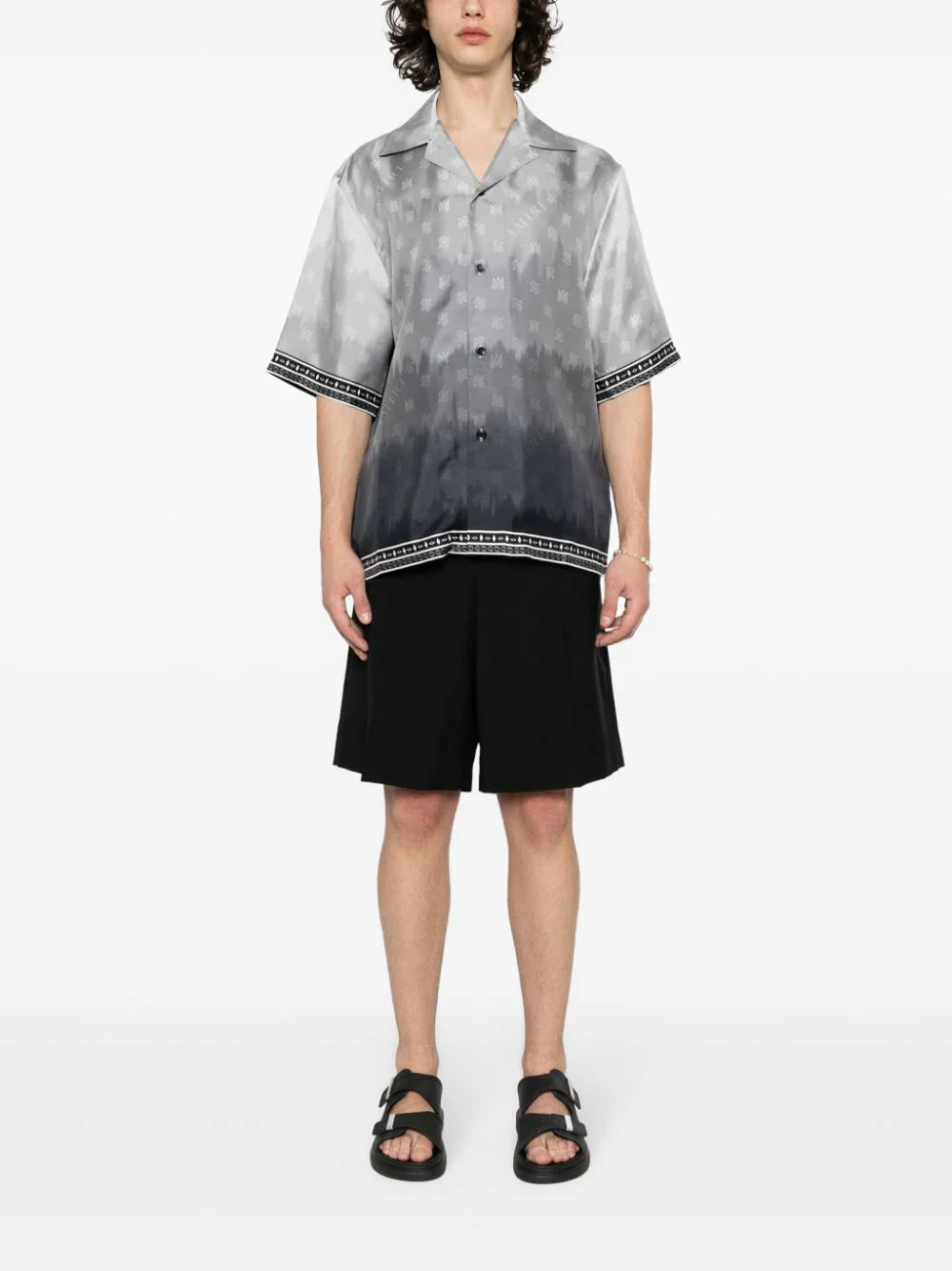 AMIRI  bandana-print silk shirt