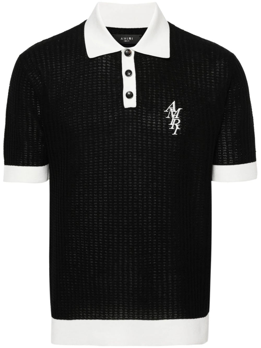 AMIRI  waffle-knit polo shirt