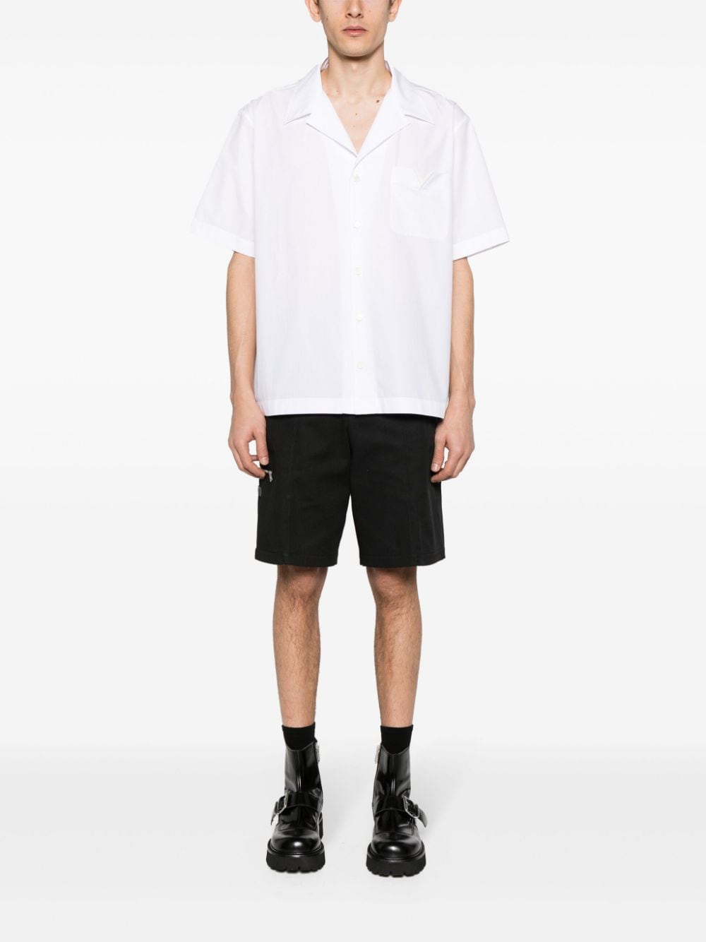 Valentino Garavani V-logo cotton shirt