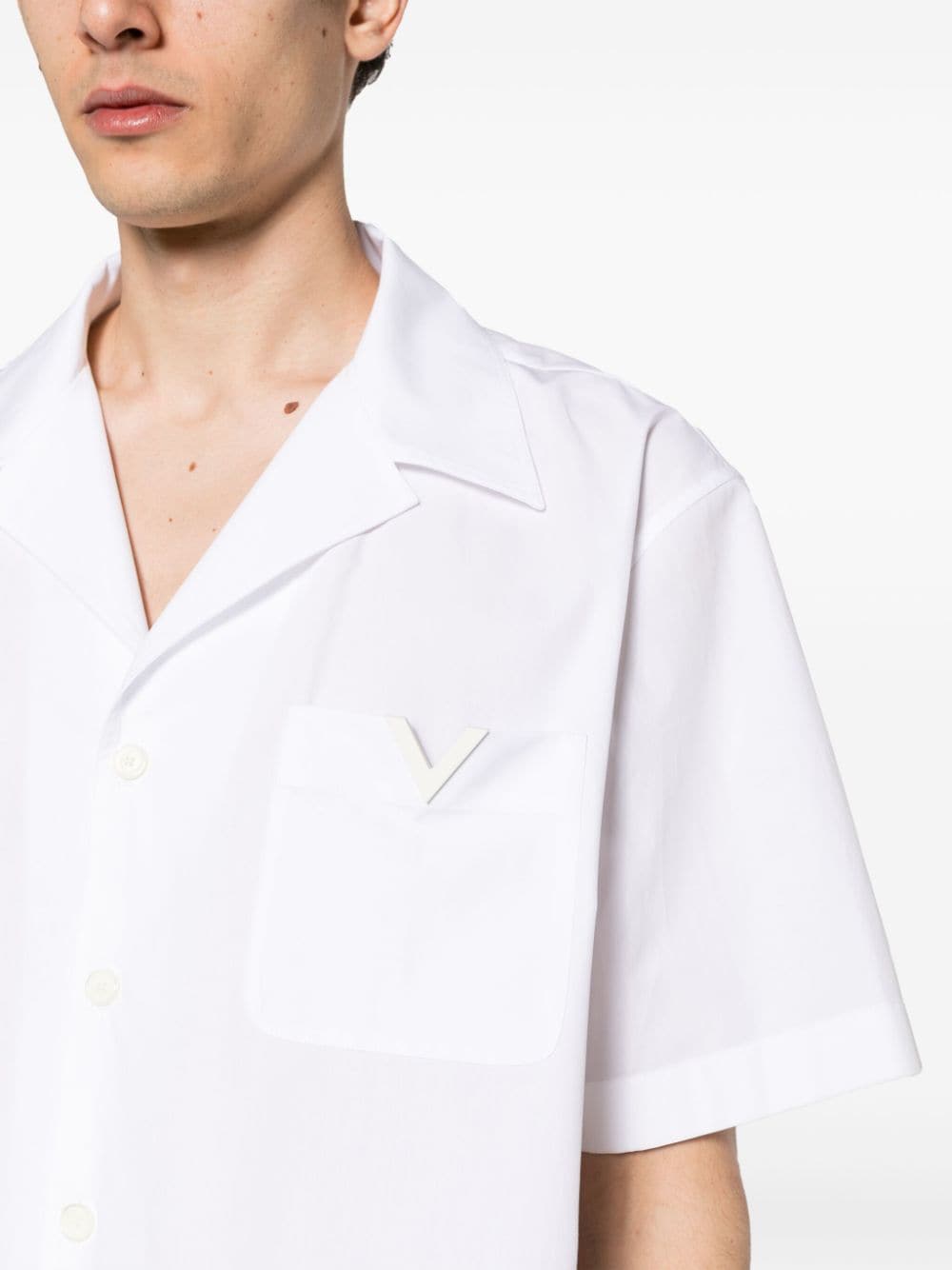 Valentino Garavani V-logo cotton shirt