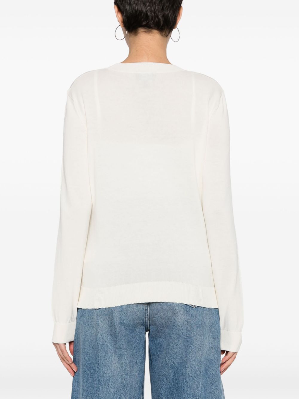 A.P.C.  logo-embroidered jumper