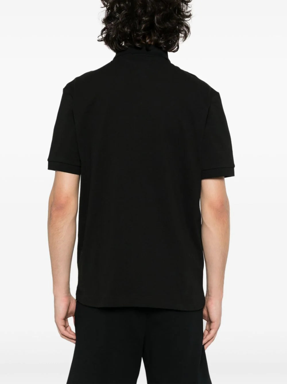 BOSS  logo-print polo shirt