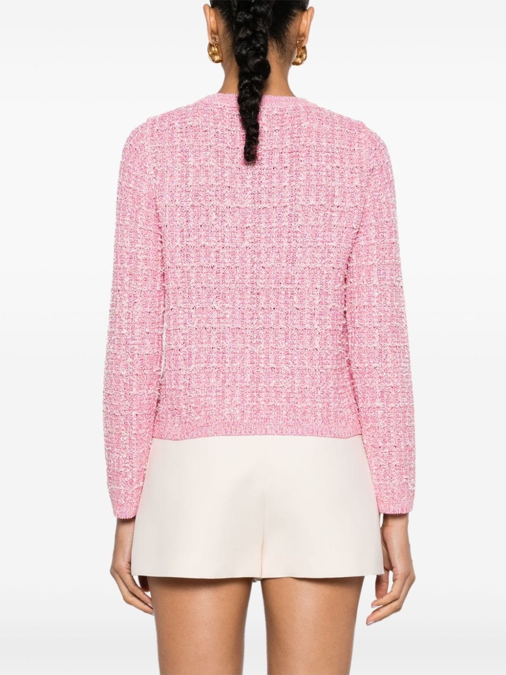 Bruno Manetti  sequin-embellished tweed jacket